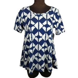 LuLaRoe shapes print Perfect-T! Size small NWT